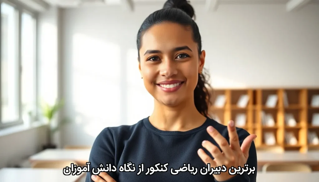 برترین دبیران ریاضی کنکور از نگاه دانش _آموزان